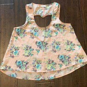 Nordstrom Pink floral tank